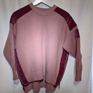 Moncler Velvet Panel Jumper